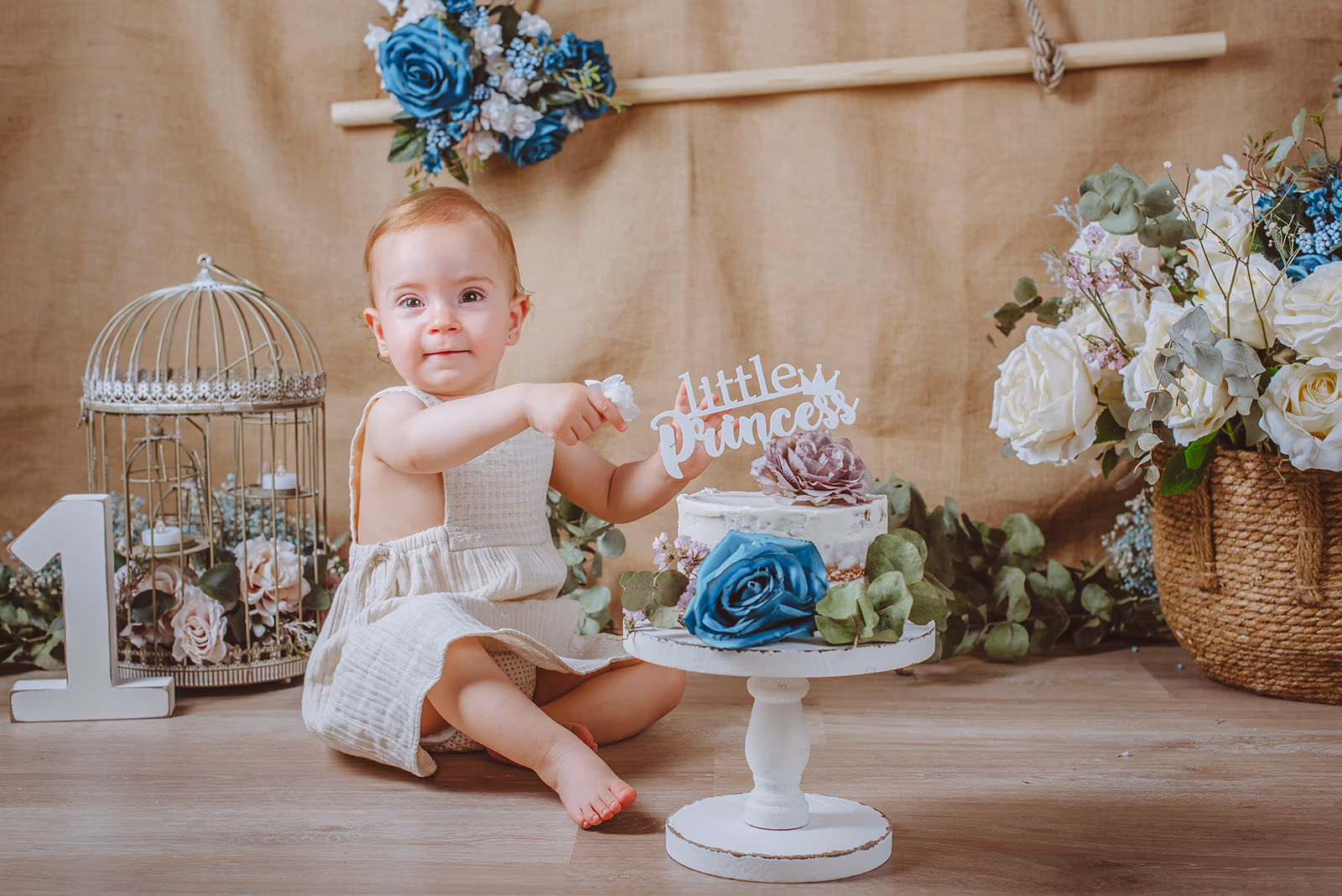 Sesión Smash Cake en Torres de la Alameda