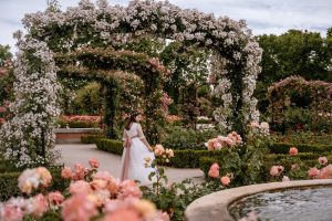 Comunión en La Rosaleda del Retiro de Madrid.
