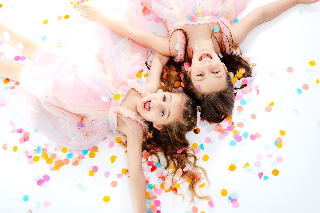 sesión de cumpleaños infantil en estudio en Alcalá de Henares